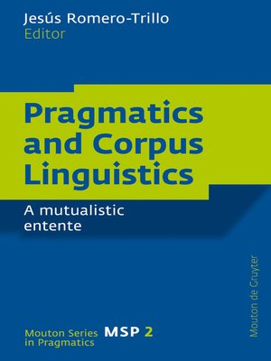 cover image of Pragmatics and Corpus Linguistics